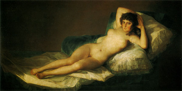 La maja desnuda, de Francisco de Goya
