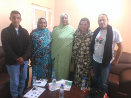Reunión con Mariam Salek Hmada (Gobernadora Ausserd)