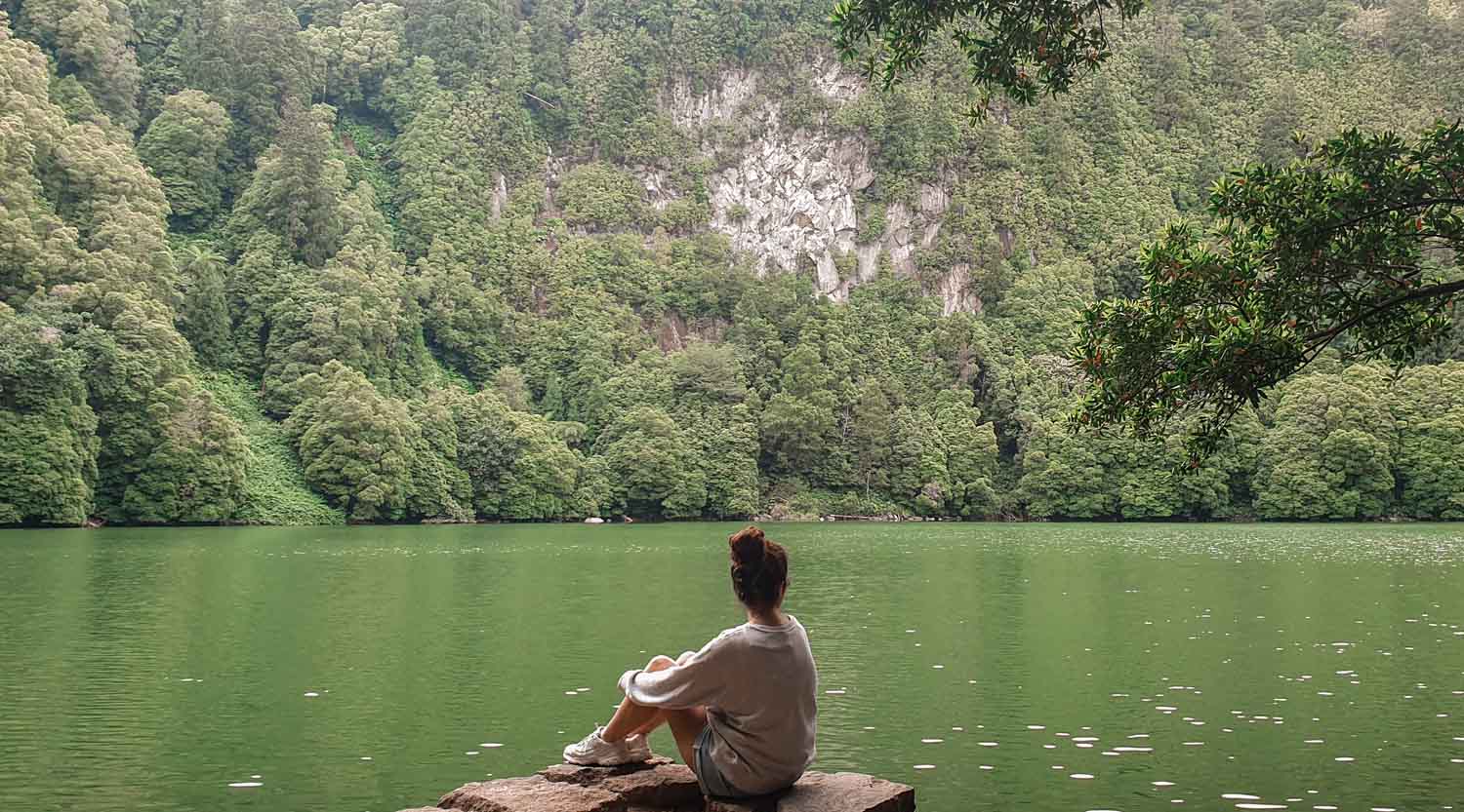 Lagoa do Congro te sorprenderá por su color verde intenso