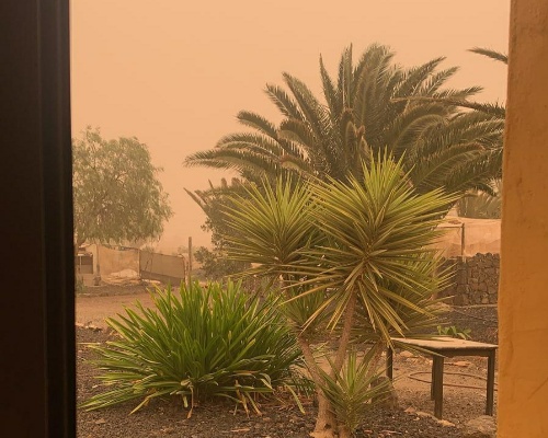 La calima en Fuerteventura