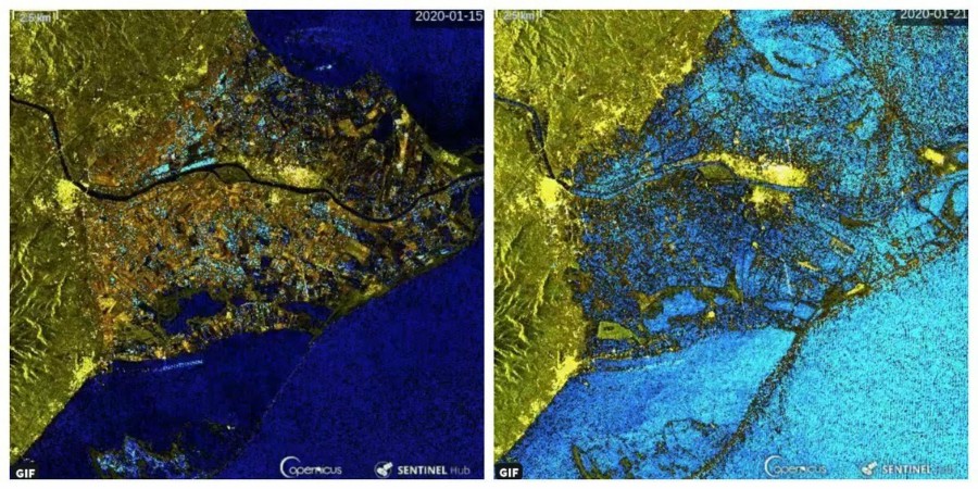 El antes y el despuÃ©s del paso de Gloria en el delta del Ebro