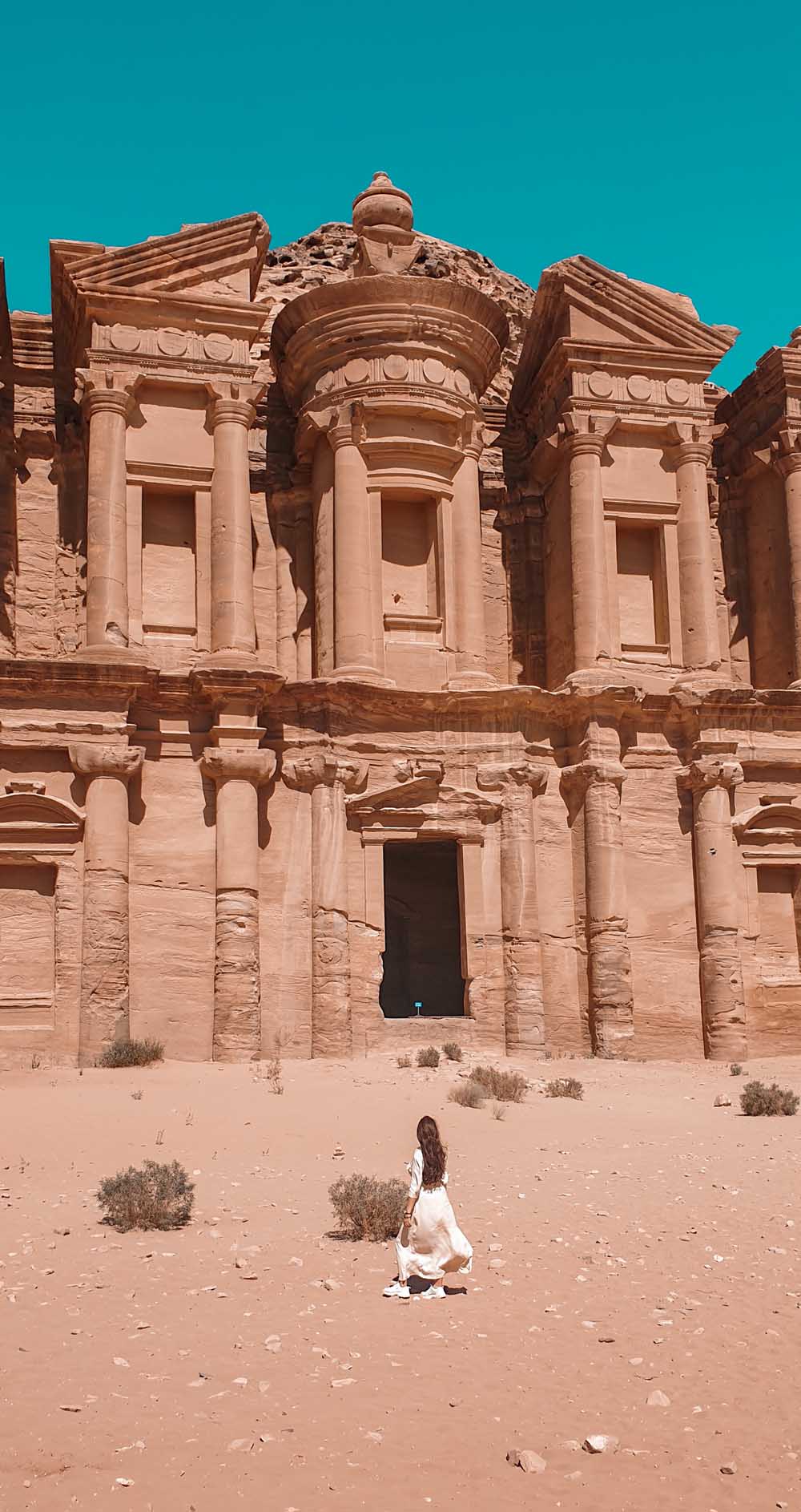 El Monasterio de Petra, en Jordania