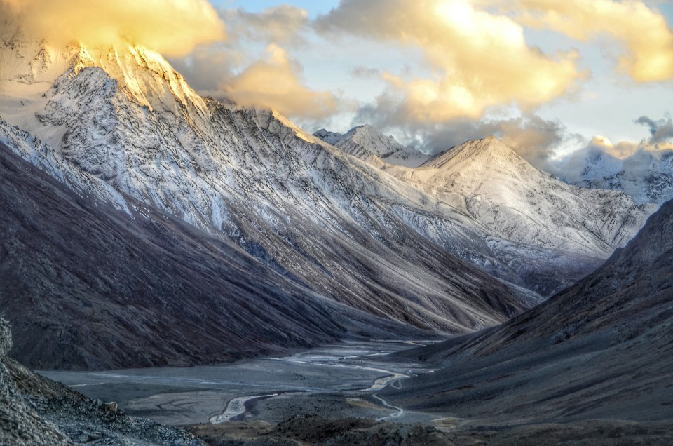 El Himalaya puede verse desde la India