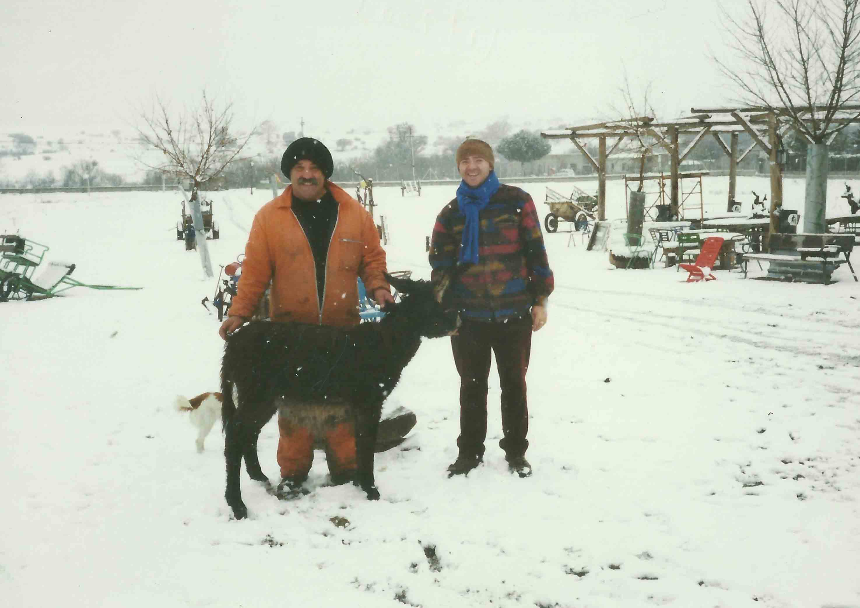 Los colaboradores no recuerdan un solo día sin ir a alimentar a sus burros