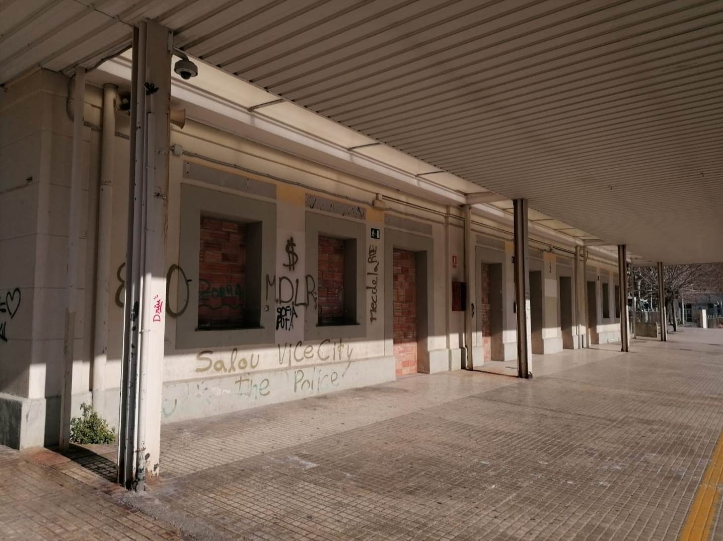 Se cumplen dos años del cierre de la antigua estación de tren de Salou