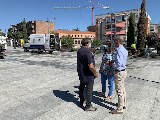 Plan de limpieza contra el COVID-19 en el centro de Majadahonda 