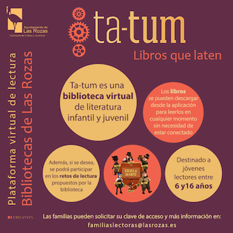 Los jóvenes de Las Rozas tendrán acceso gratuito a la plataforma de libros vivos Ta-Tum