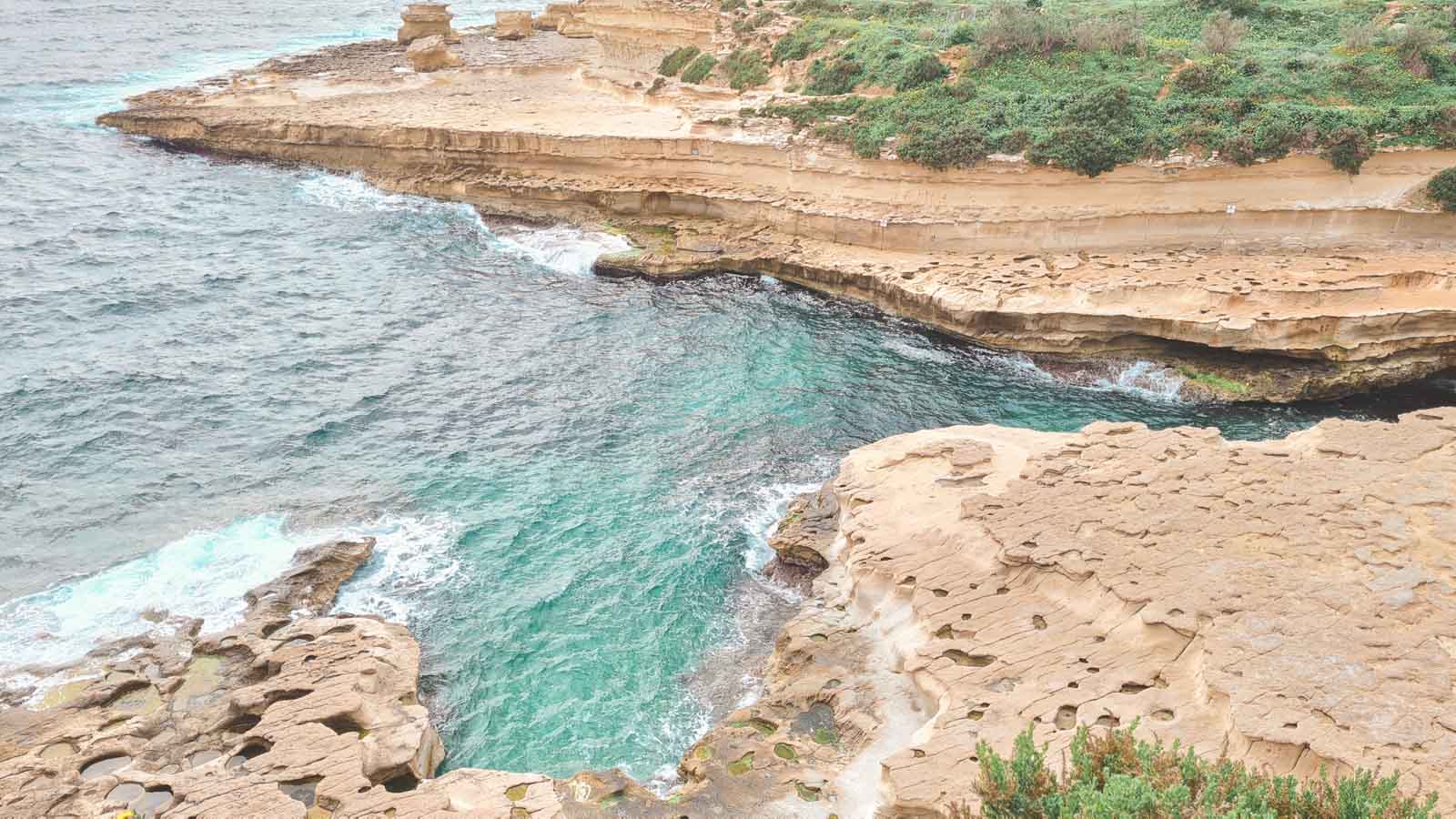 St. Peters Pool, uno de los rincones más instagrameables de Malta