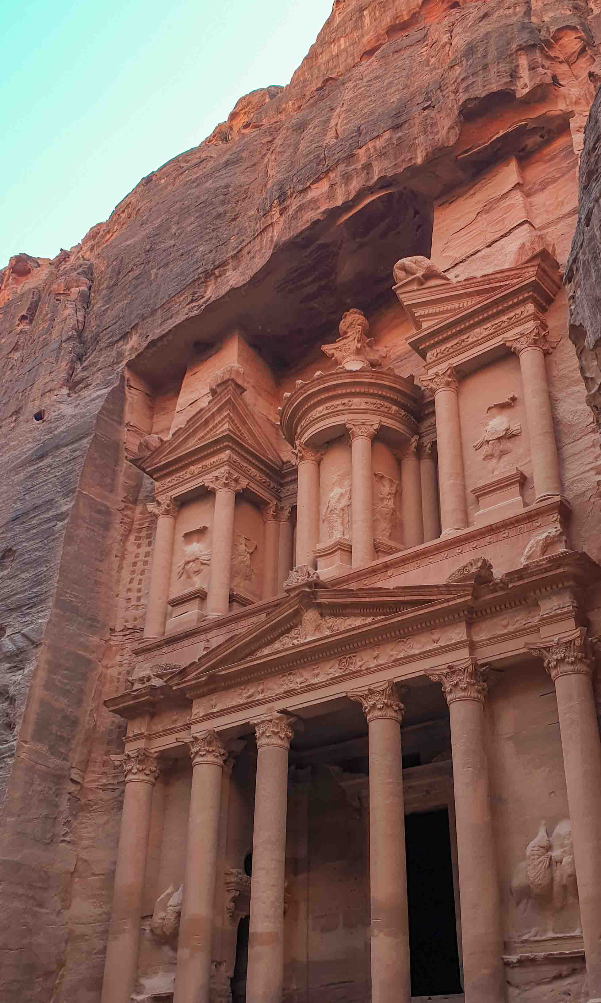 El Tesoro de Petra es uno de los principales reclamos turísticos de Jordania